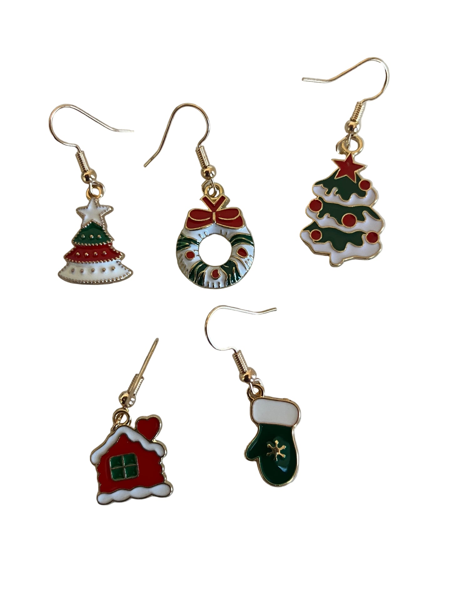 Earrings X103 Xmas earrings 35mm to 42mm long