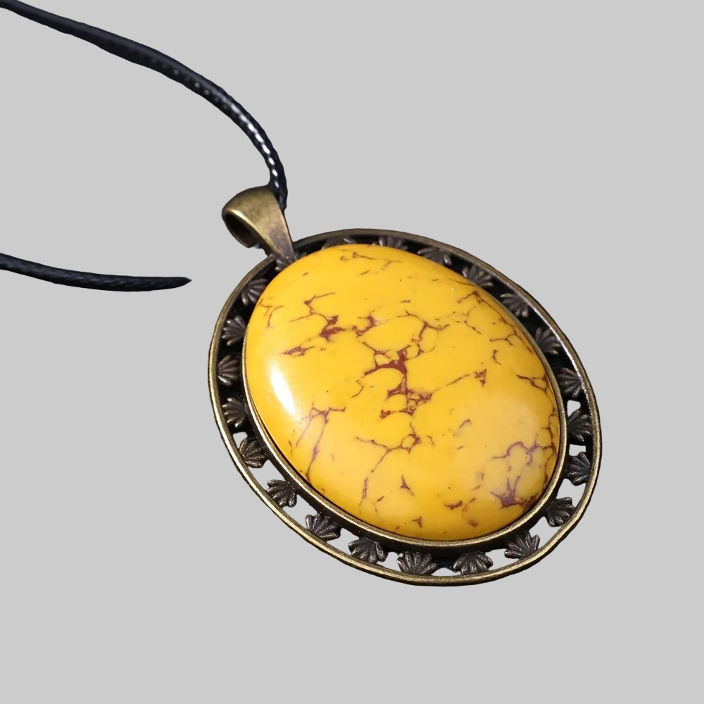 Necklace C131 pendant with Turquoise stone