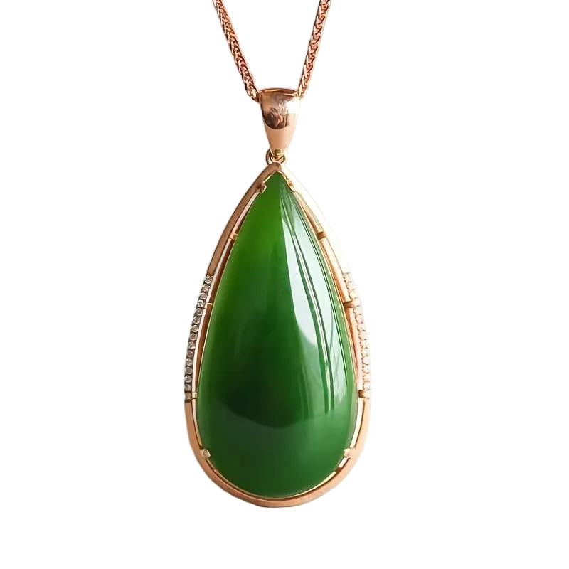 Necklace G183 droplet pendant