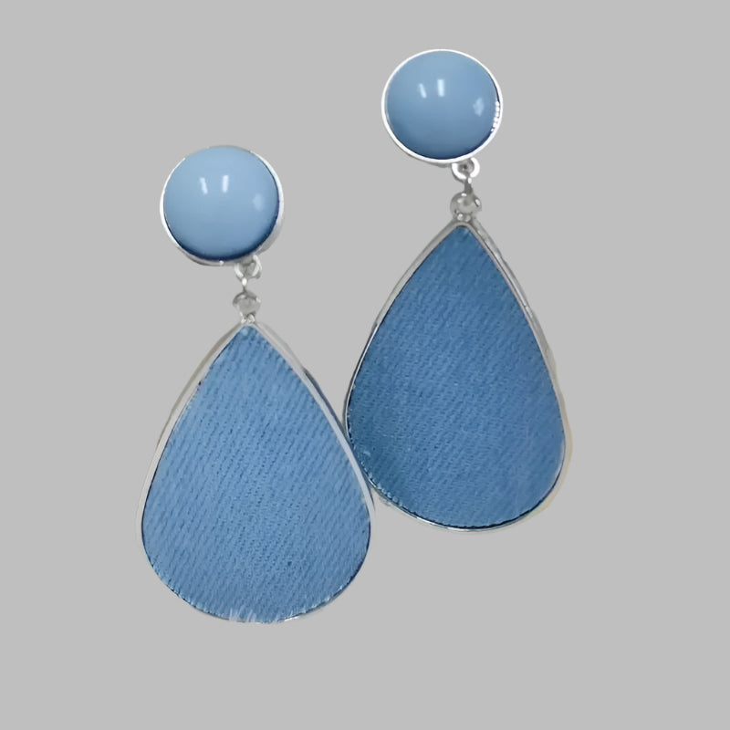 Earrings M136 Denim Insert - coming soon