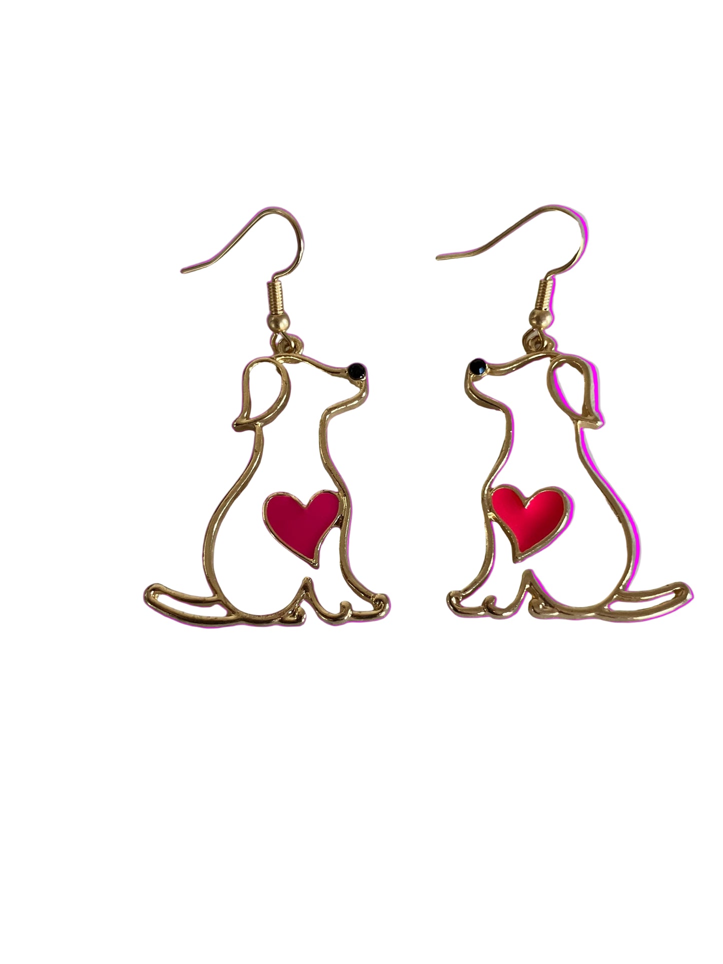 P110 Pink Ribbon puppy 57mm L, 32 mm W