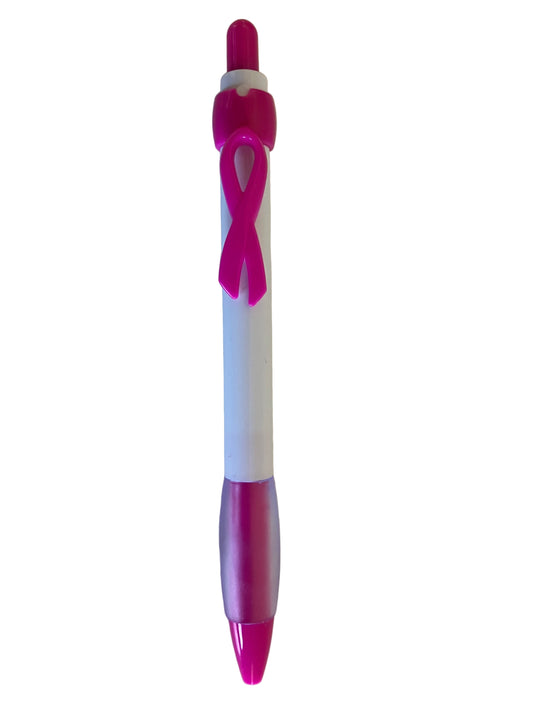 P103 Pink Ribbon awareness ballpoint pens