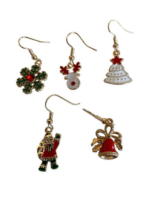Earrings X103 Xmas earrings 35mm to 42mm long