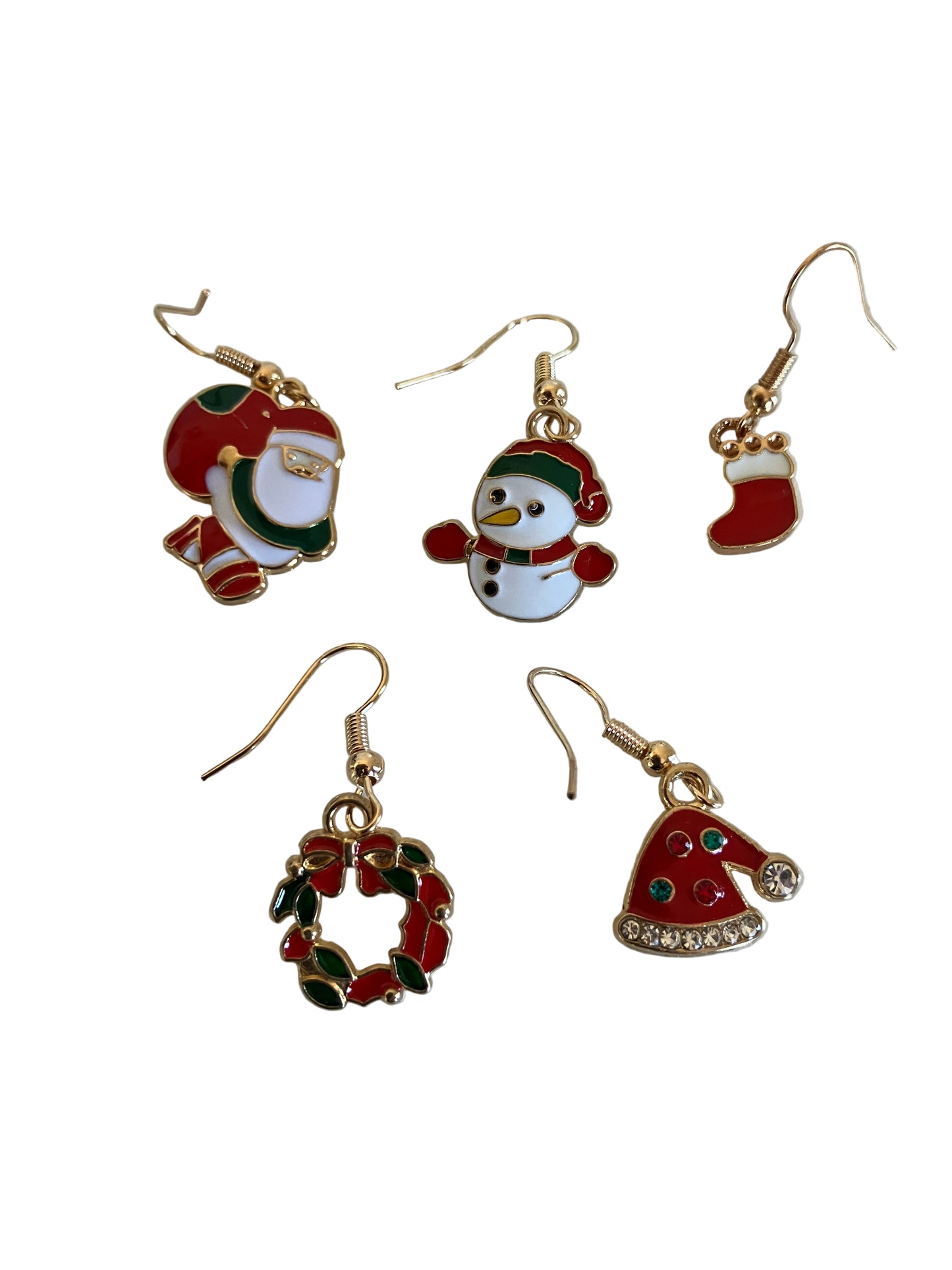 Earrings X103 Xmas earrings 35mm to 42mm long