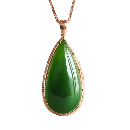 Necklace G183 droplet pendant