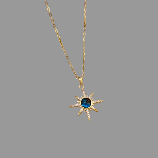 Necklace G185 pendant 18k gold plated