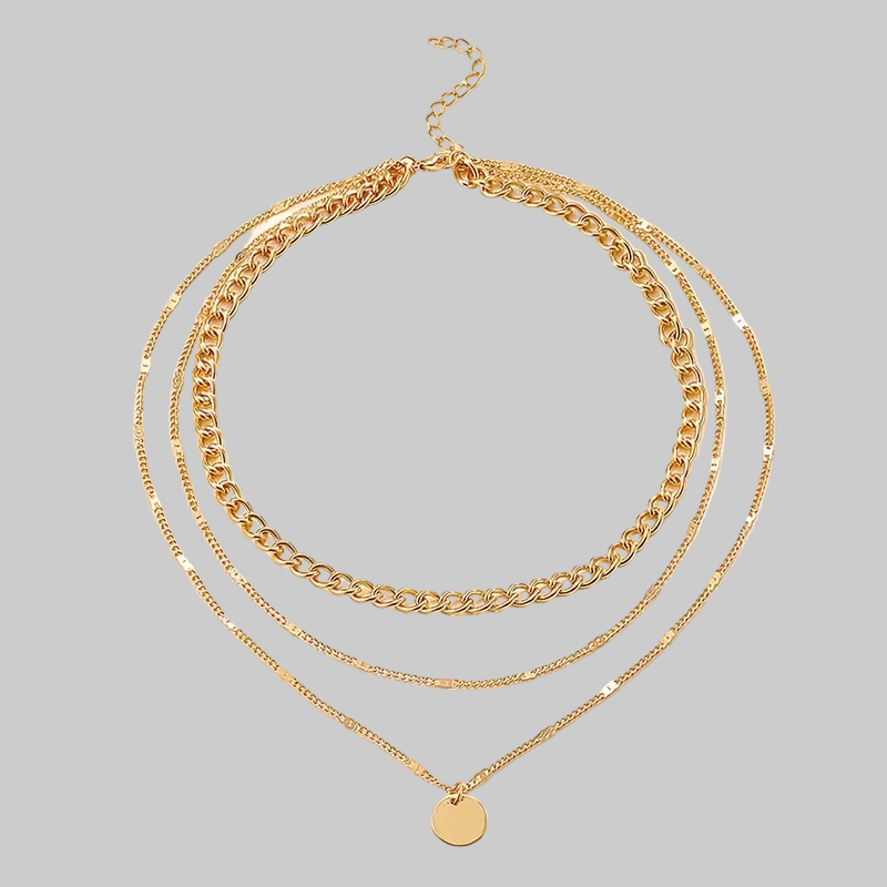 Necklace G193 gold plated